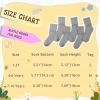 imageKEREDA Ruffle Socks for Girls School Uniform Slouch Crew Socks Kids 6 PairsGrey