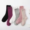 imageKEREDA Ruffle Socks for Girls School Uniform Slouch Crew Socks Kids 6 PairsMulticolor1