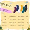 imageKEREDA Ruffle Socks for Girls School Uniform Slouch Crew Socks Kids 6 PairsMulticolor1