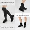 imageKEREDA Slouch Socks Women Knee High Scrunch Scrunchie Socks 3 Pairs Size 611Black