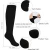 imageKEREDA Slouch Socks Women Knee High Scrunch Scrunchie Socks 3 Pairs Size 611Blackcoffeegrey