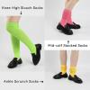 imageKEREDA Slouch Socks Women Knee High Scrunch Scrunchie Socks 3 Pairs Size 611Blackdark Purplerose
