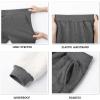imageKEREDA Boys Girls Sweatpants Unisex Winter Warm Jogger PantsGrey