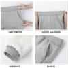 imageKEREDA Boys Girls Sweatpants Unisex Winter Warm Jogger PantsLight Grey