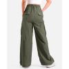 imageKEREDA Cargo Pants for Girls Baggy Joggers Pants Kids Clothes with Pockets 614YArmy Green