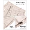 imageKEREDA Cargo Pants for Girls Baggy Joggers Pants Kids Clothes with Pockets 614YBeige
