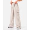 imageKEREDA Cargo Pants for Girls Baggy Joggers Pants Kids Clothes with Pockets 614YBeige