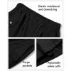 imageKEREDA Cargo Pants for Girls Baggy Joggers Pants Kids Clothes with Pockets 614YBlack