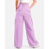 imageKEREDA Cargo Pants for Girls Baggy Joggers Pants Kids Clothes with Pockets 614YLight Purple