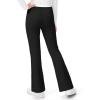 imageKEREDA Girls Flare Leggings Bell Bottoms School Uniform Pants High Waisted Flared Leggings for Teen GirlsBlack
