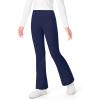 imageKEREDA Girls Flare Leggings Bell Bottoms School Uniform Pants High Waisted Flared Leggings for Teen GirlsBlackkhakinavy