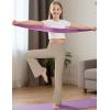 imageKEREDA Girls Flare Leggings High Waist Cross Bell Bottoms for Girls Yoga Dance Pants with Pockets Size 714 YearsKhaki