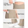 imageKEREDA Girls Flare Leggings High Waist Cross Bell Bottoms for Girls Yoga Dance Pants with Pockets Size 714 YearsKhaki