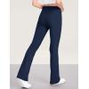 imageKEREDA Girls Flare Leggings High Waist Cross Bell Bottoms for Girls Yoga Dance Pants with Pockets Size 714 YearsNavy