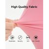 imageKEREDA Girls Flare Leggings High Waist Cross Bell Bottoms for Girls Yoga Dance Pants with Pockets Size 714 YearsPeach Pink