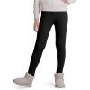 imageKEREDA Girls Fleece Lined Leggings Pack of 2 Winter Warm Pants Girls ClothesBlack
