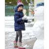 imageKEREDA Girls Fleece Lined Leggings Pack of 2 Winter Warm Pants Girls ClothesBlackdark Grey