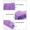 imageKEREDA Girls Fleece Lined Leggings Pack of 2 Winter Warm Pants Girls ClothesPinkpurple