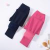 imageKEREDA Girls Fleece Lined Leggings Pack of 2 Winter Warm Pants Girls ClothesRoyal Bluerose Red