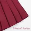 imageKEREDA Girls Pleated Mini Skirt High Waist Tennis School Uniform Skirts 414 YearsBlack