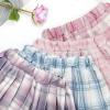 imageKEREDA Girls Pleated Mini Skirt High Waist Tennis School Uniform Skirts 414 YearsPink Plaid