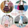 imageKEREDA Girls Pleated Mini Skirt High Waist Tennis School Uniform Skirts 414 YearsRoyal Blue