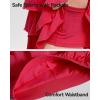 imageKEREDA Girls Skirt Kids Toddler Casual 3Layer Ruffle Skort School Uniform Skirts for GirlsRed
