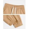 imageKEREDA Boys Uniform Pants Twill Pull On Jogger Pants for Boys School Clothes with PocketsKhaki