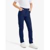 imageKEREDA Girls School Uniform Skinny Pants with Pockets Elasticized Waistband School Pants for Teen Girls ClothesNavy