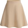 image:imageKEREDA Girls ALine Skirt with Undershorts School Uniform Skirts for Girls with Stretchy Waist Soft Skorts Fashion ClothesKhaki