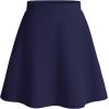 image:imageKEREDA Girls ALine Skirt with Undershorts School Uniform Skirts for Girls with Stretchy Waist Soft Skorts Fashion ClothesNavy