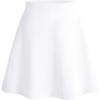 image:imageKEREDA Girls ALine Skirt with Undershorts School Uniform Skirts for Girls with Stretchy Waist Soft Skorts Fashion ClothesWhite