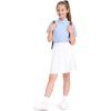 image:imageKEREDA Girls ALine Skirt with Undershorts School Uniform Skirts for Girls with Stretchy Waist Soft Skorts Fashion ClothesWhite