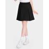 image:imageKEREDA Girls School Uniform Pleated Pullon Scooter Skirts with Undershorts Kids Skorts with PocketsBlack