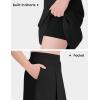 image:imageKEREDA Girls School Uniform Pleated Pullon Scooter Skirts with Undershorts Kids Skorts with PocketsBlack
