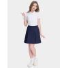 image:imageKEREDA Girls School Uniform Pleated Pullon Scooter Skirts with Undershorts Kids Skorts with PocketsNavy