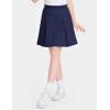 image:imageKEREDA Girls School Uniform Pleated Pullon Scooter Skirts with Undershorts Kids Skorts with PocketsNavy