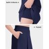 image:imageKEREDA Girls School Uniform Pleated Pullon Scooter Skirts with Undershorts Kids Skorts with PocketsNavy