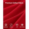 image:imageKEREDA Long Sleeve Uniform Shirts for Girls Cotton School Polo Shirts with Button for KidsRed