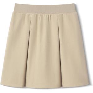 image:imageKEREDA Girls School Uniform Pleated Pullon Scooter Skirts with Undershorts Kids Skorts with PocketsKhaki