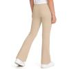 image:imageKEREDA Girls Flare Leggings School Uniform Pants for Girls Bell Bottoms Cotton Clothes for KidsKhaki