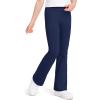 image:imageKEREDA Girls Flare Leggings School Uniform Pants for Girls Bell Bottoms Cotton Clothes for KidsNavy