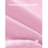 image:imageKEREDA Girls Flare Leggings School Uniform Pants for Girls Bell Bottoms Cotton Clothes for KidsPink
