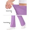 image:imageKEREDA Girls Flare Leggings School Uniform Pants for Girls Bell Bottoms Cotton Clothes for KidsPurple