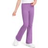 image:imageKEREDA Girls Flare Leggings School Uniform Pants for Girls Bell Bottoms Cotton Clothes for KidsPurple