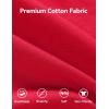 image:imageKEREDA Girls Flare Leggings School Uniform Pants for Girls Bell Bottoms Cotton Clothes for KidsRed