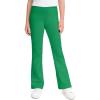 image:imageKEREDA Girls Flare Leggings School Uniform Pants for Girls Bell Bottoms Cotton Clothes for KidsGreen